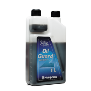 Husqvarna two stroke oil, Oil guard